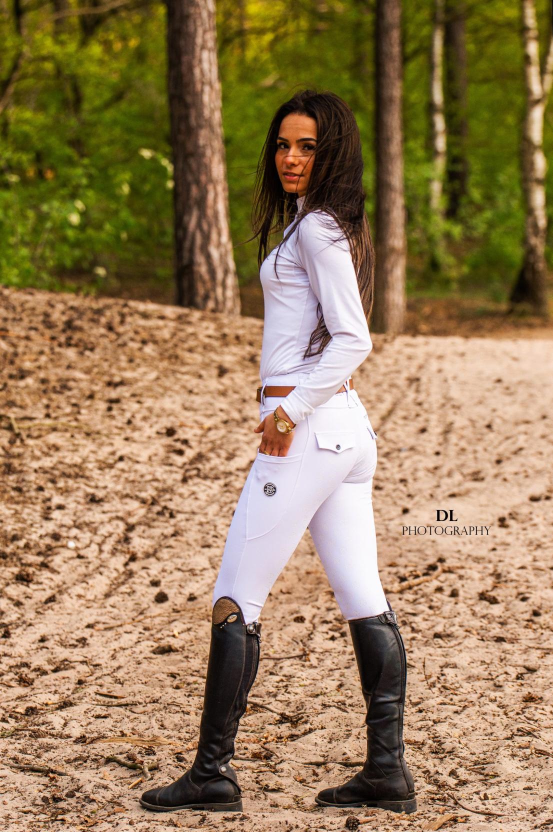 Paardrijlegging Donley Acascalini Wit