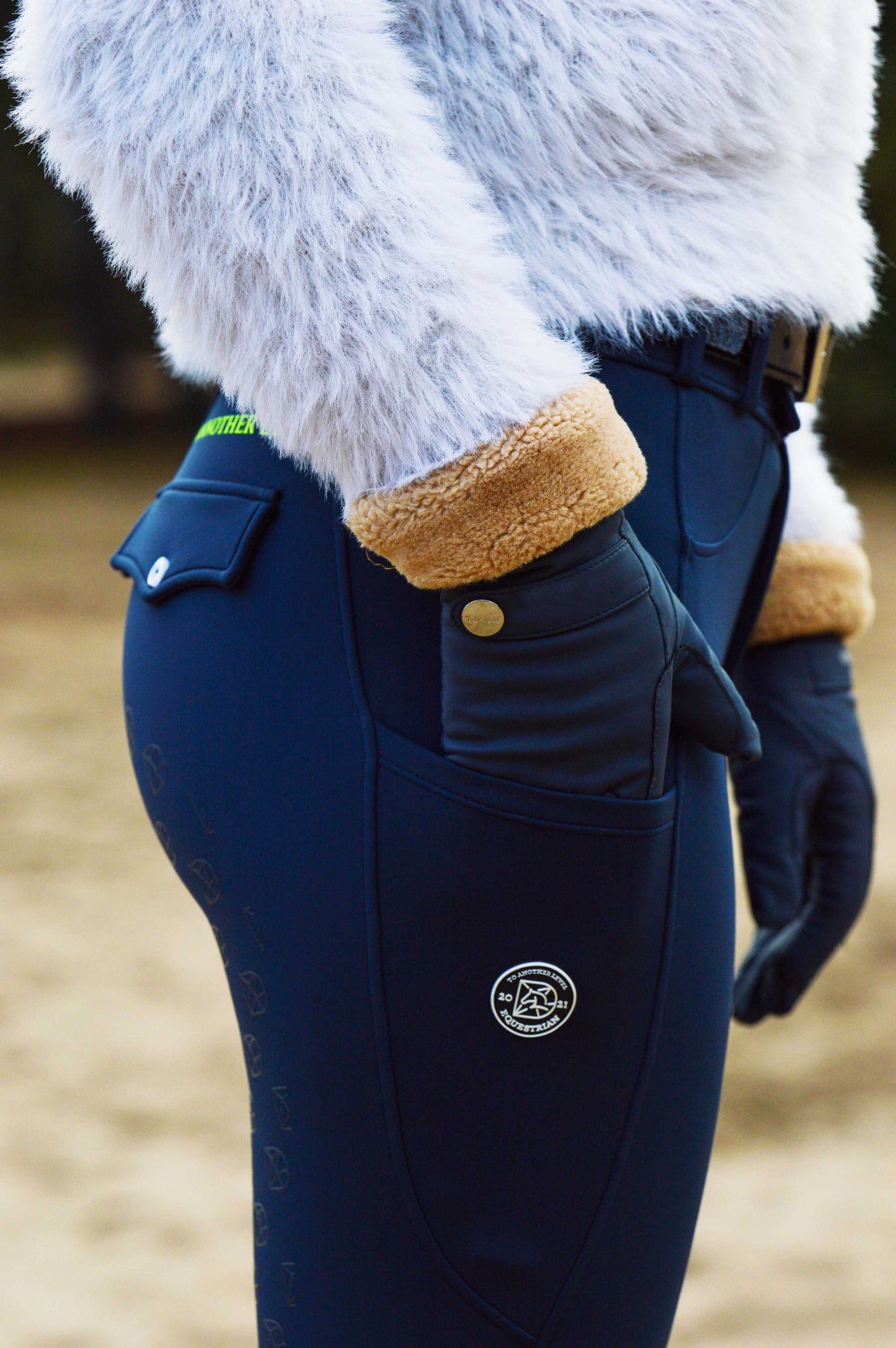 Paardrijbroek Donley La Finesse Blauw
