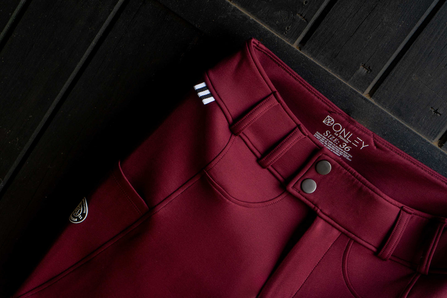 Paardrijbroek Donley rood La Finesse