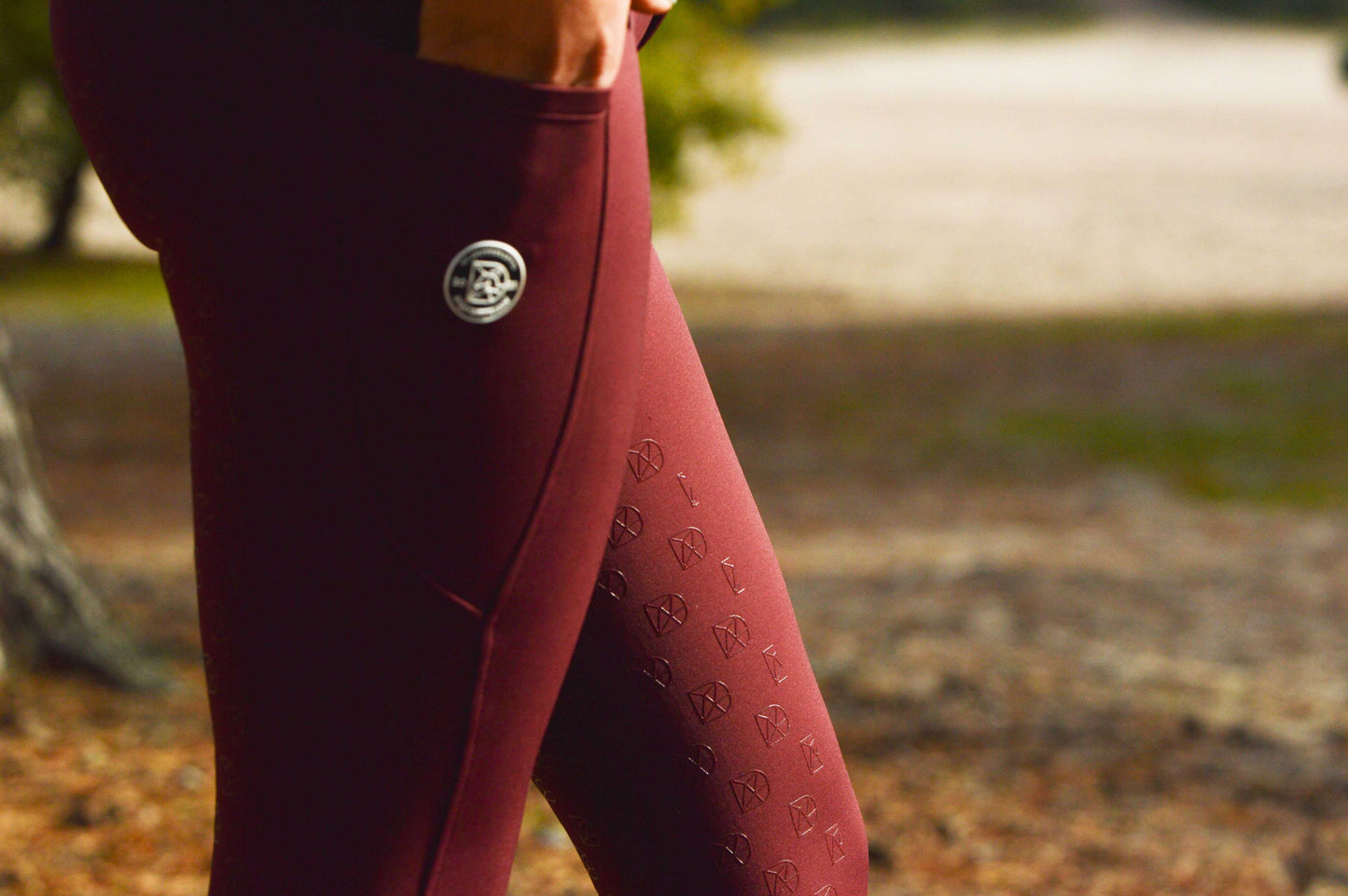 Paardrijbroek Donley rood La Finesse
